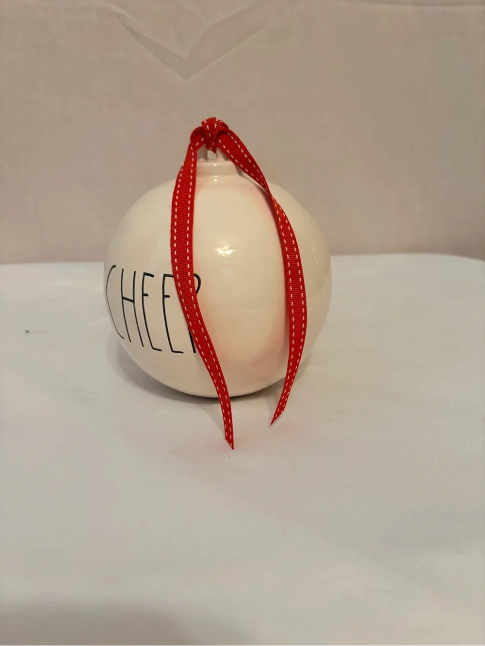 White ceramic Rae Dunn 